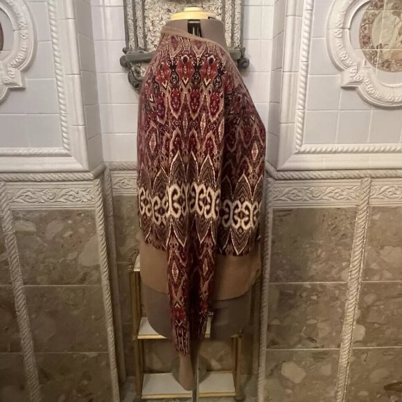 Mark Eisen George. Size XL 16/18. 25% Angora Rabbit. Metallic Cardigan. B109 - Picture 3 of 6